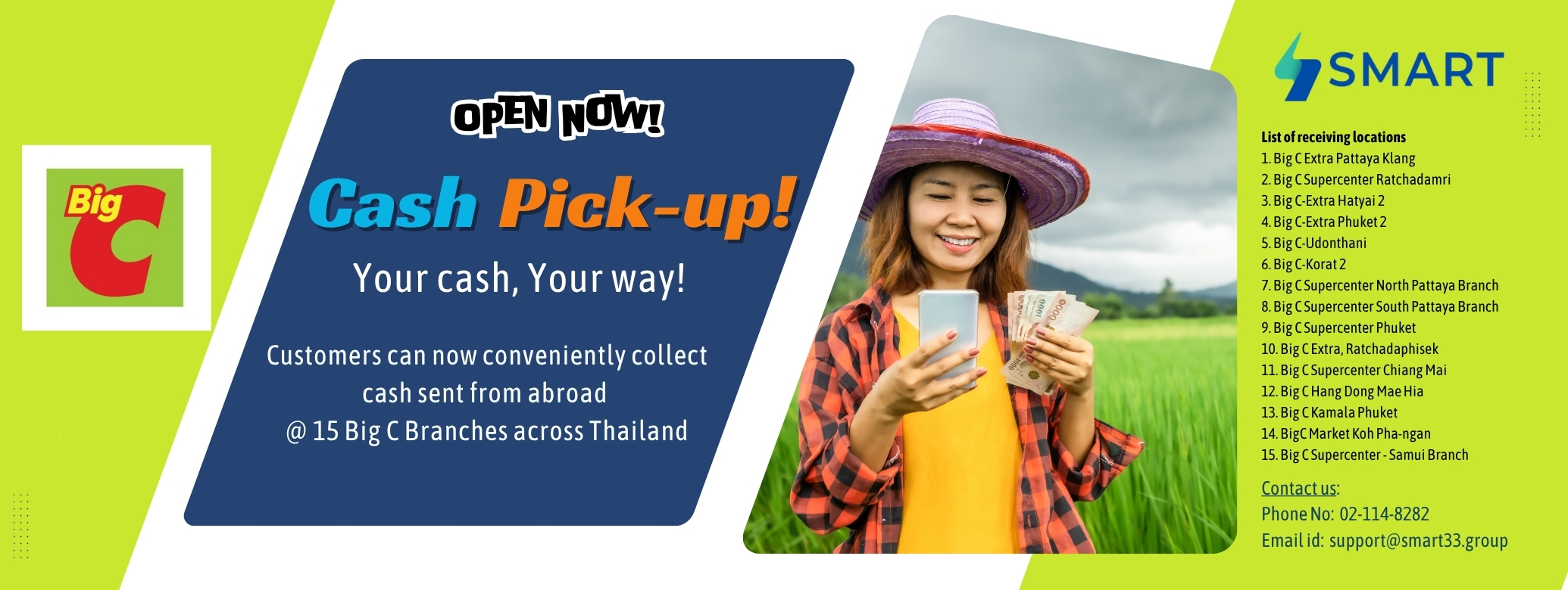 Cash Pickup